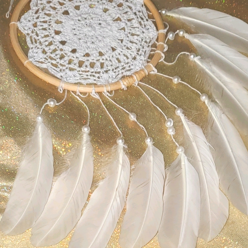 Feather Crochet Dreamcatcher